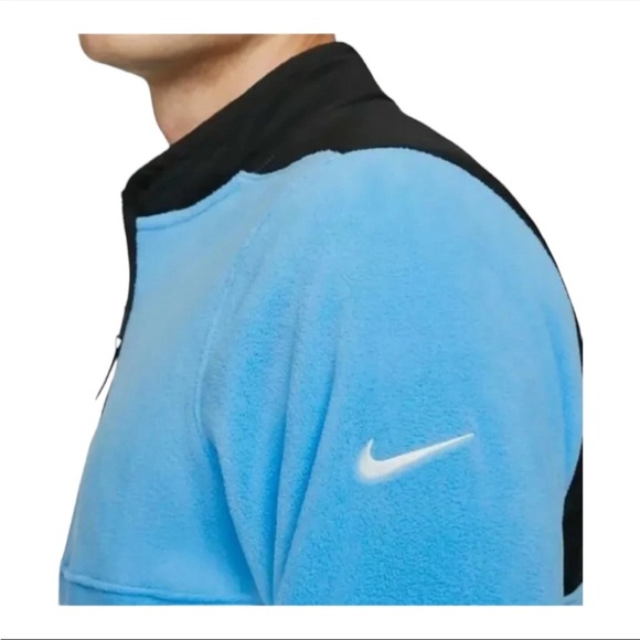 Nike Therma-Fit Victory Blue 1/2 Zipper Golf Fleece Top Men Size L - Picture 10 of 10